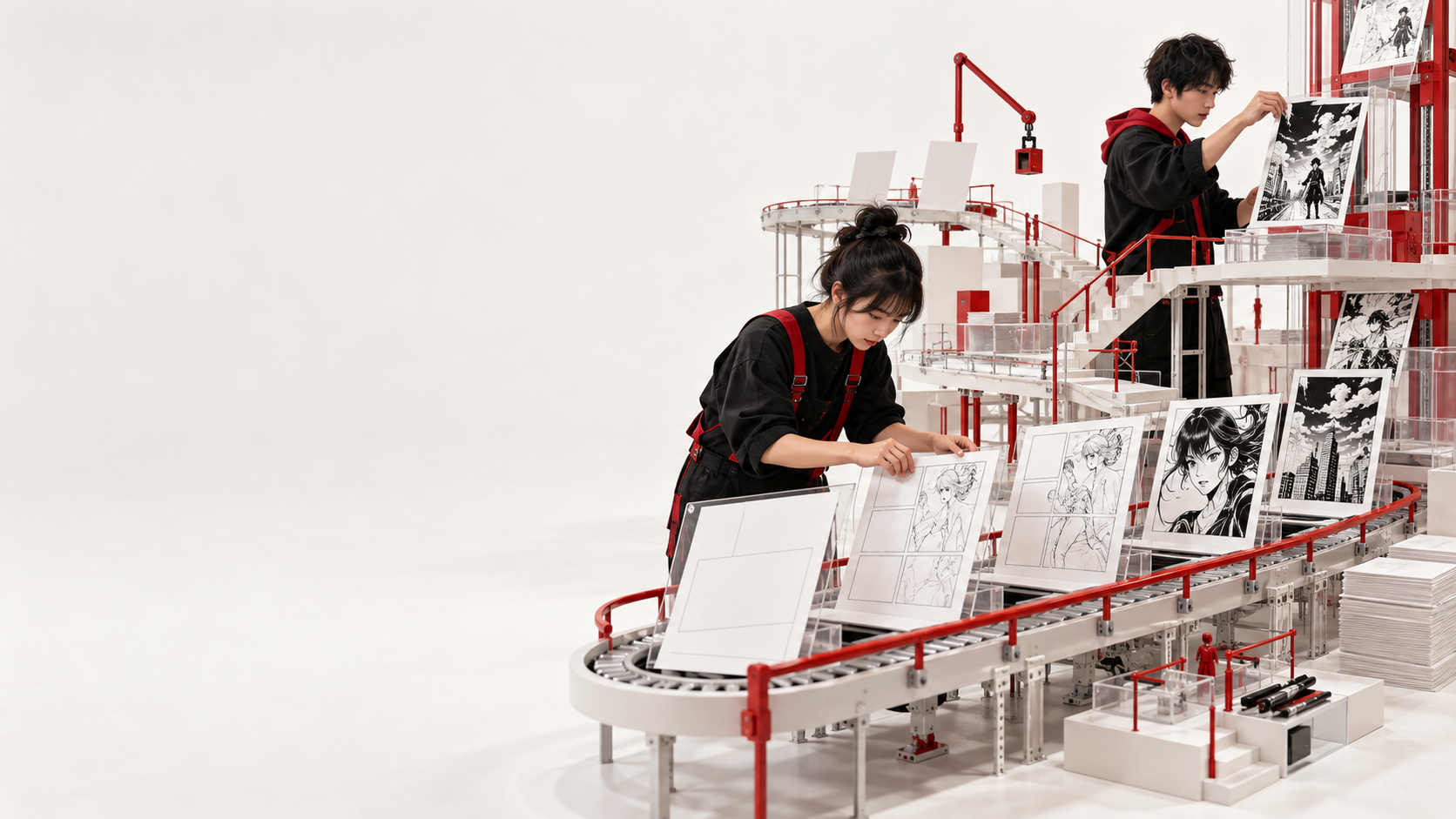 KOMA LABの世界観を表す生成イメージ